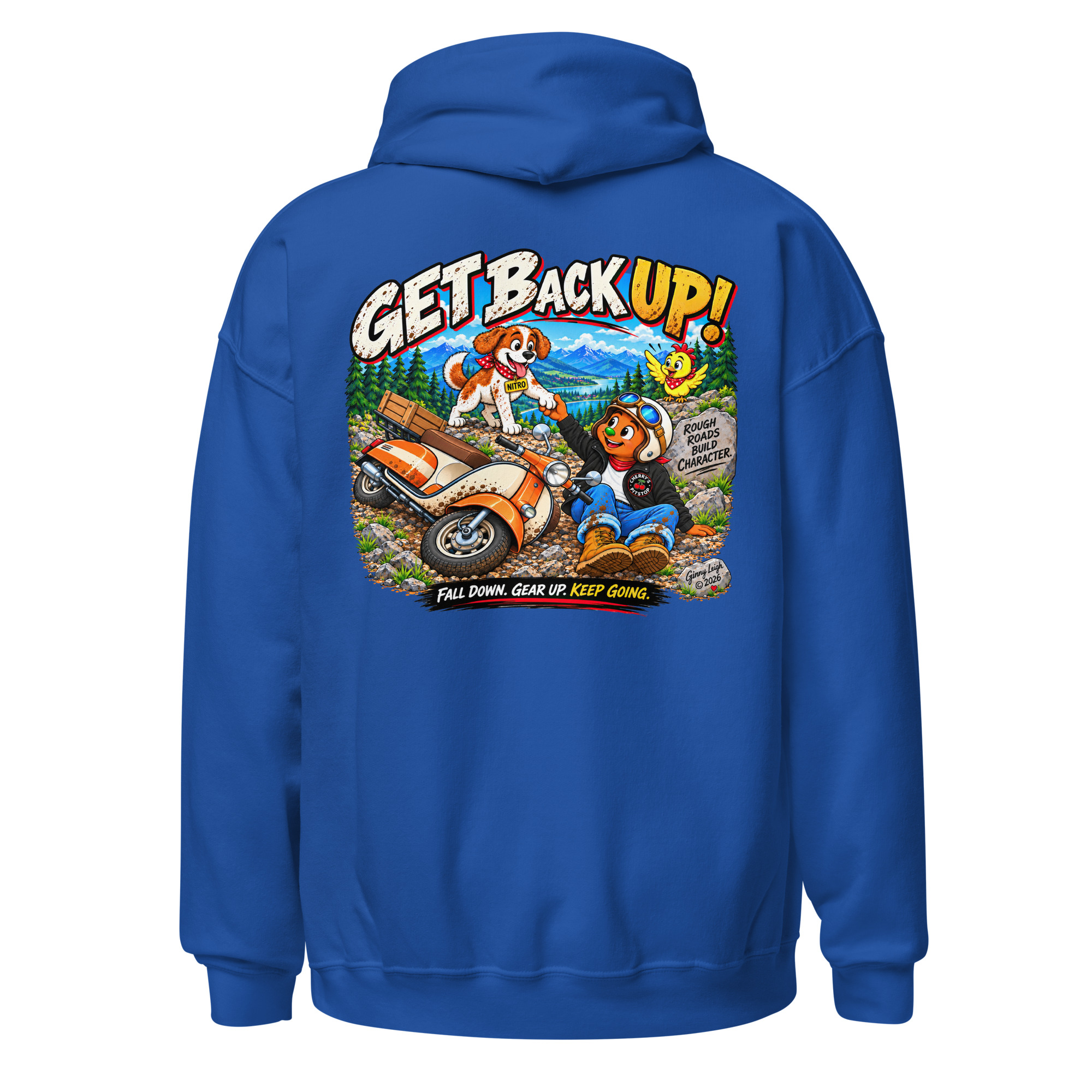 Get Back Up - Unisex Hoodie - Image 20