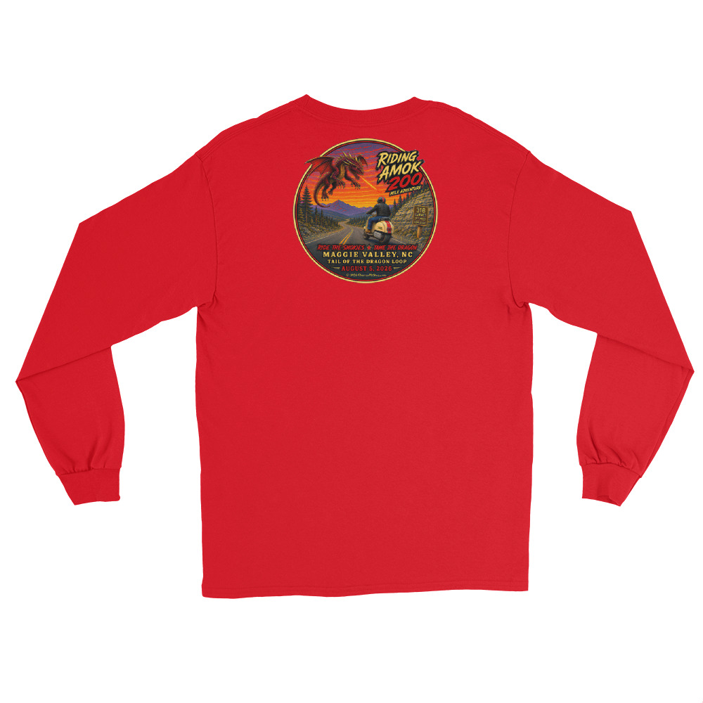 Dragon 200 Men’s Long Sleeve Shirt - Image 5
