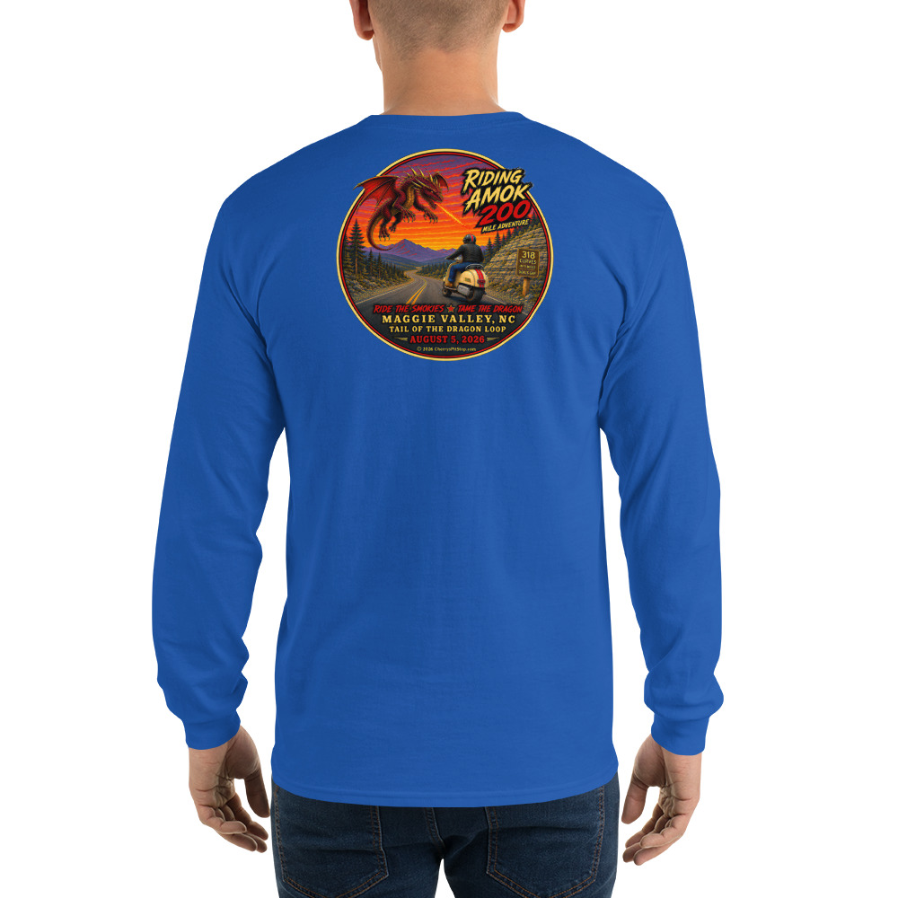 Dragon 200 Men’s Long Sleeve Shirt - Image 25