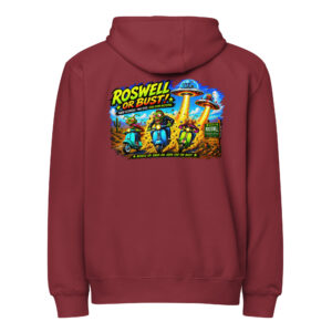Outta Space, Roswell – Premium Full-Zip Hoodie