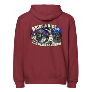 Bride & Ride – Women’s/Unisex Premium Full-Zip Hoodie