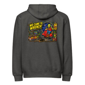 OUTTA-SPACE, We Came to Wrench — Women’s Premium Full Zip Hoodie