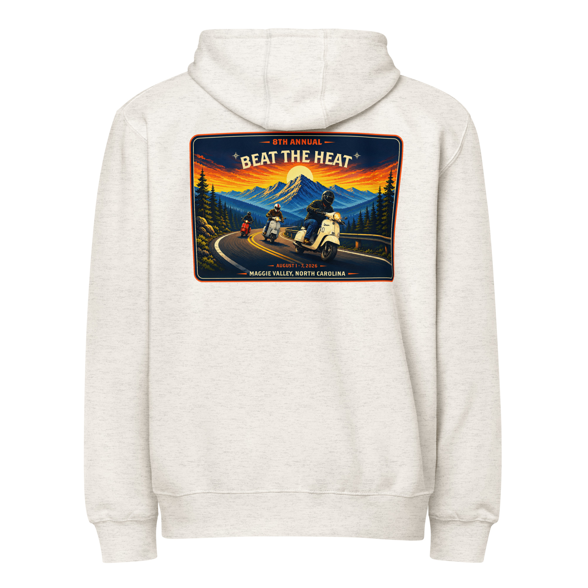 Beat the Heat Premium full zip hoodie