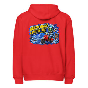Outta Space, Freezin' - Unisex Premium Full Zip Hoodie