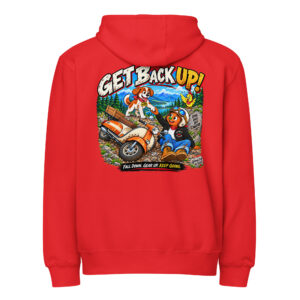 Get Back Up - Premium Full-Zip Hoodie