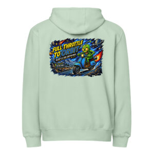 Outta Space, Full Throttle - Women's Premium Full Zip Hoodie