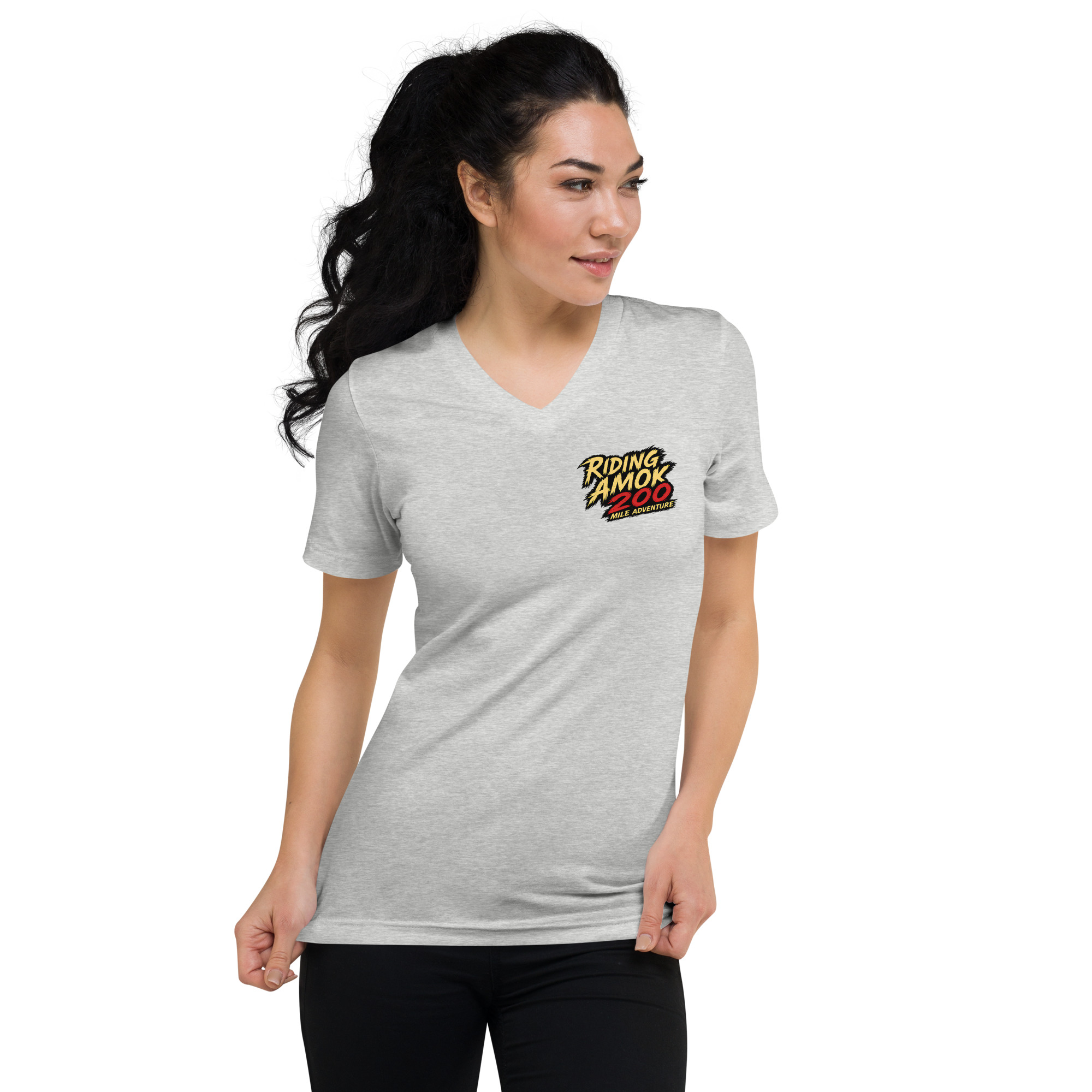 Dragon 200 Unisex V-Neck T-Shirt - Image 13