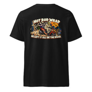 Hot Rod Wrap — Men’s V-Neck Tee