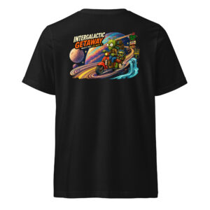 Outta Space, Intergalactic Getaway - Unisex Short Sleeve V-Neck T-Shirt