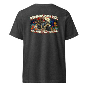 Werewolf Moon Ride - Unisex Short Sleeve V-Neck T-Shirt