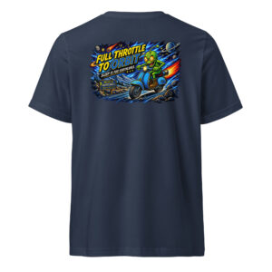 Outta Space, Full Throttle - Unisex Short Sleeve V-Neck T-Shirt