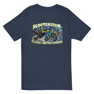 Scooterstein — Unisex V-Neck Tee