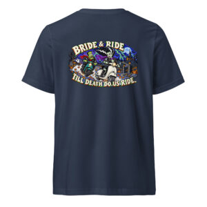 Bride & Ride – Unisex V-Neck T-Shirt