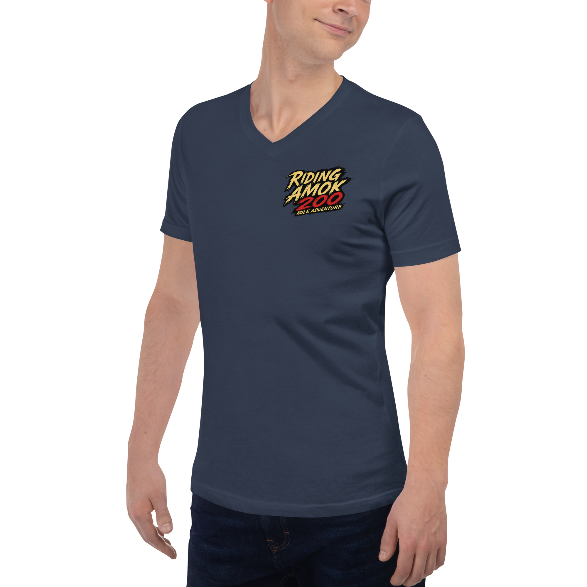 Dragon 200 Unisex V-Neck T-Shirt - Image 12