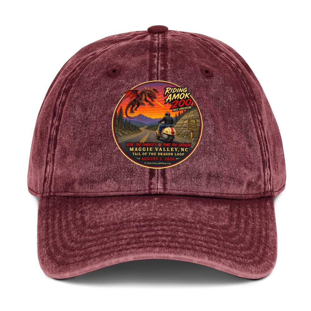 Dragon 200 Vintage Cotton Twill Cap - Image 3