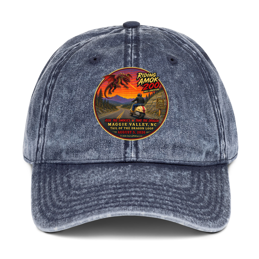 Dragon 200 Vintage Cotton Twill Cap - Image 2