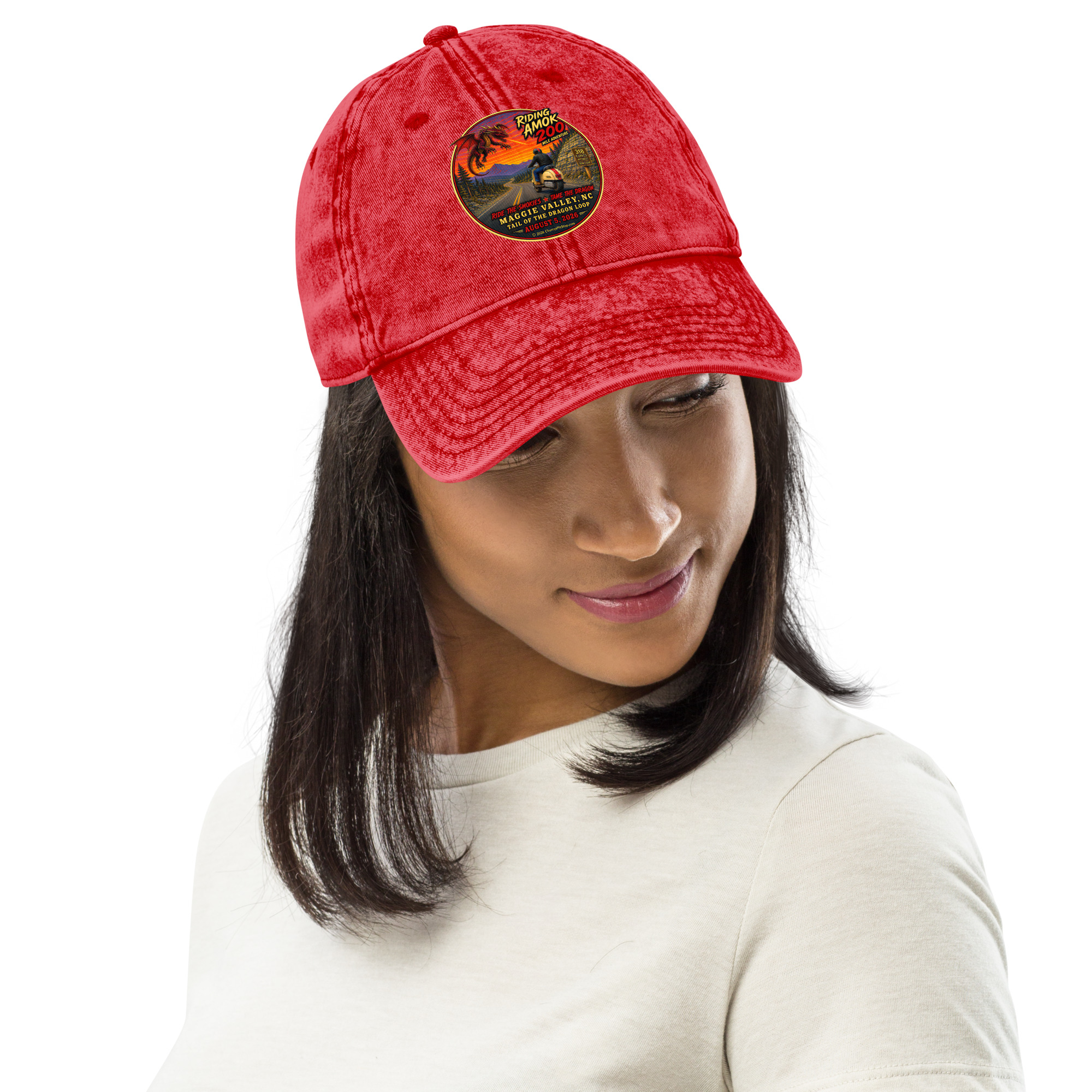 Dragon 200 Vintage Cotton Twill Cap - Image 18