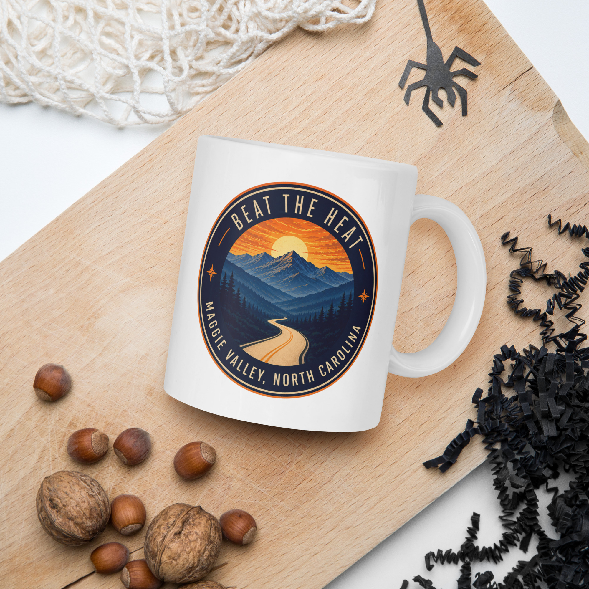 Beat the Heat | Maggie Valley Ceramic Mug - Image 4