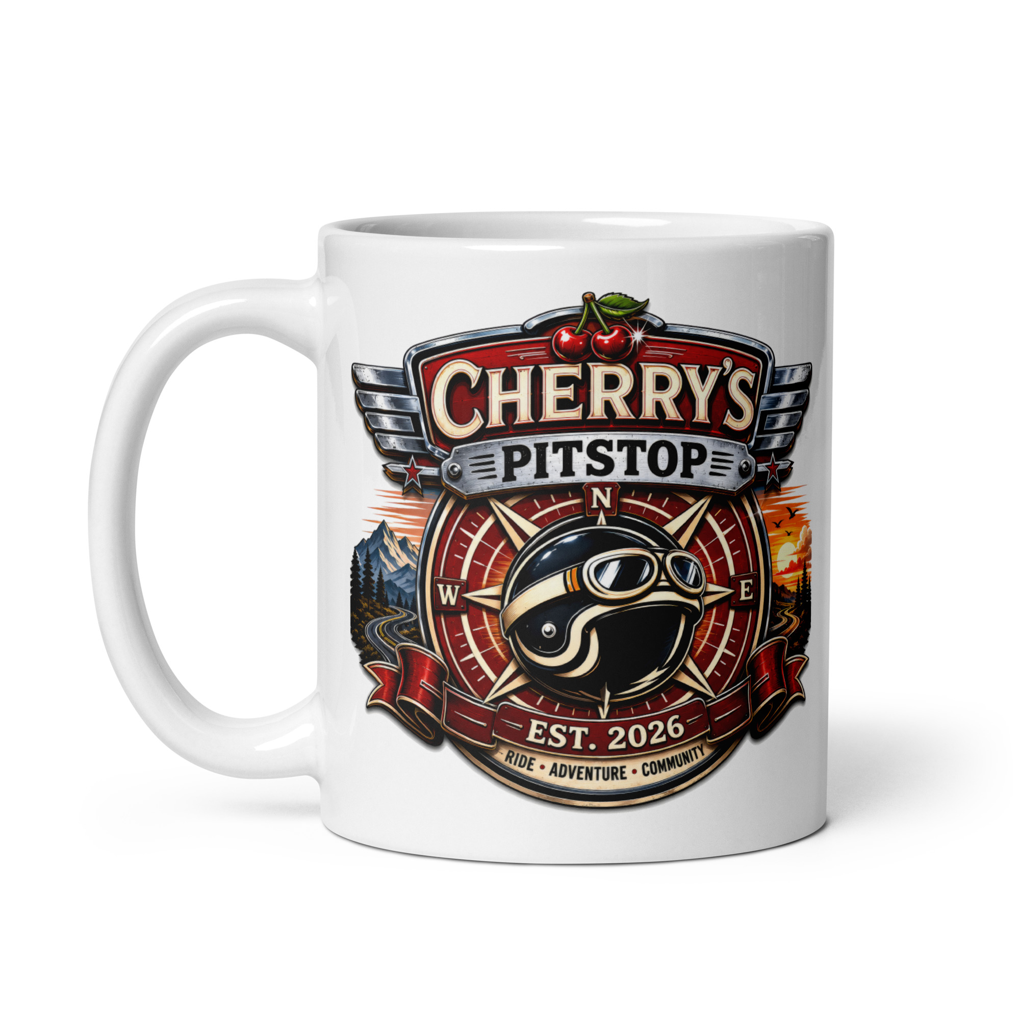 Cherry's Pit Stop Official Coffee Mug - Image 4