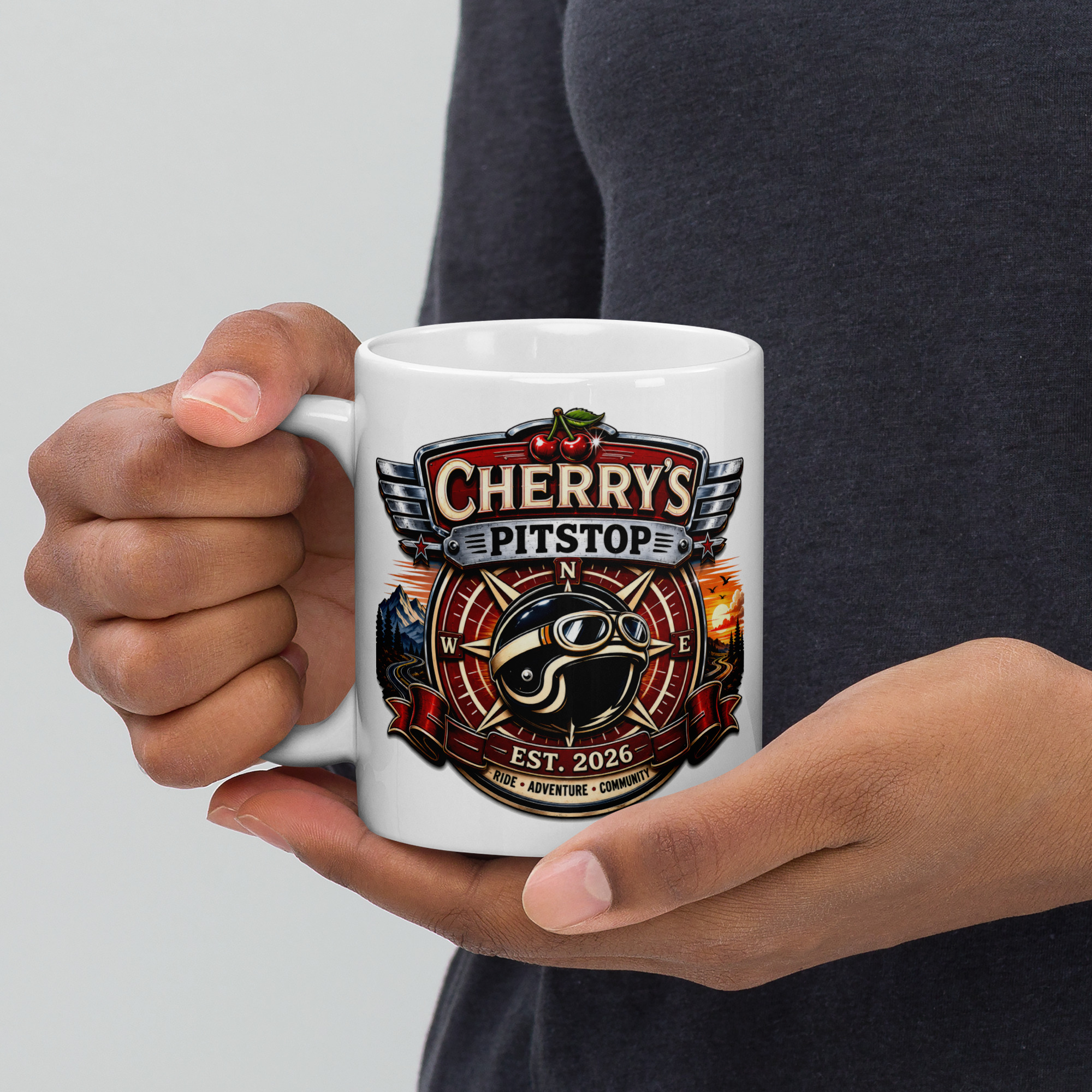 Cherry's Pit Stop Official Coffee Mug - Image 6