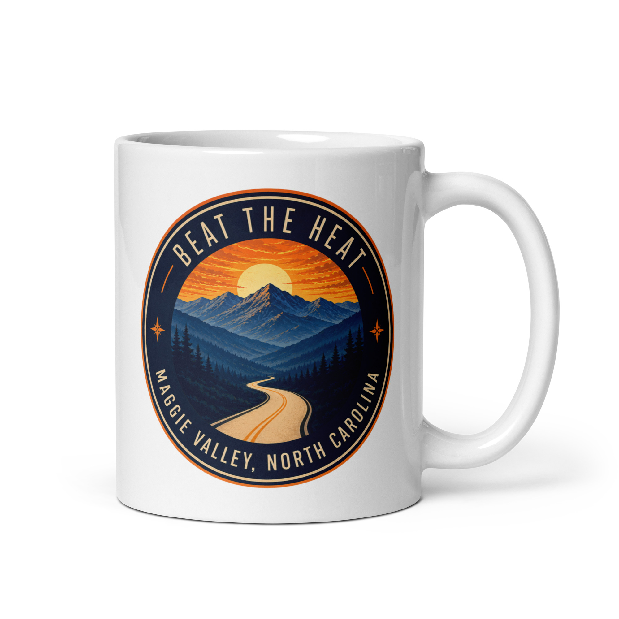 Beat the Heat | Maggie Valley Ceramic Mug - Image 2