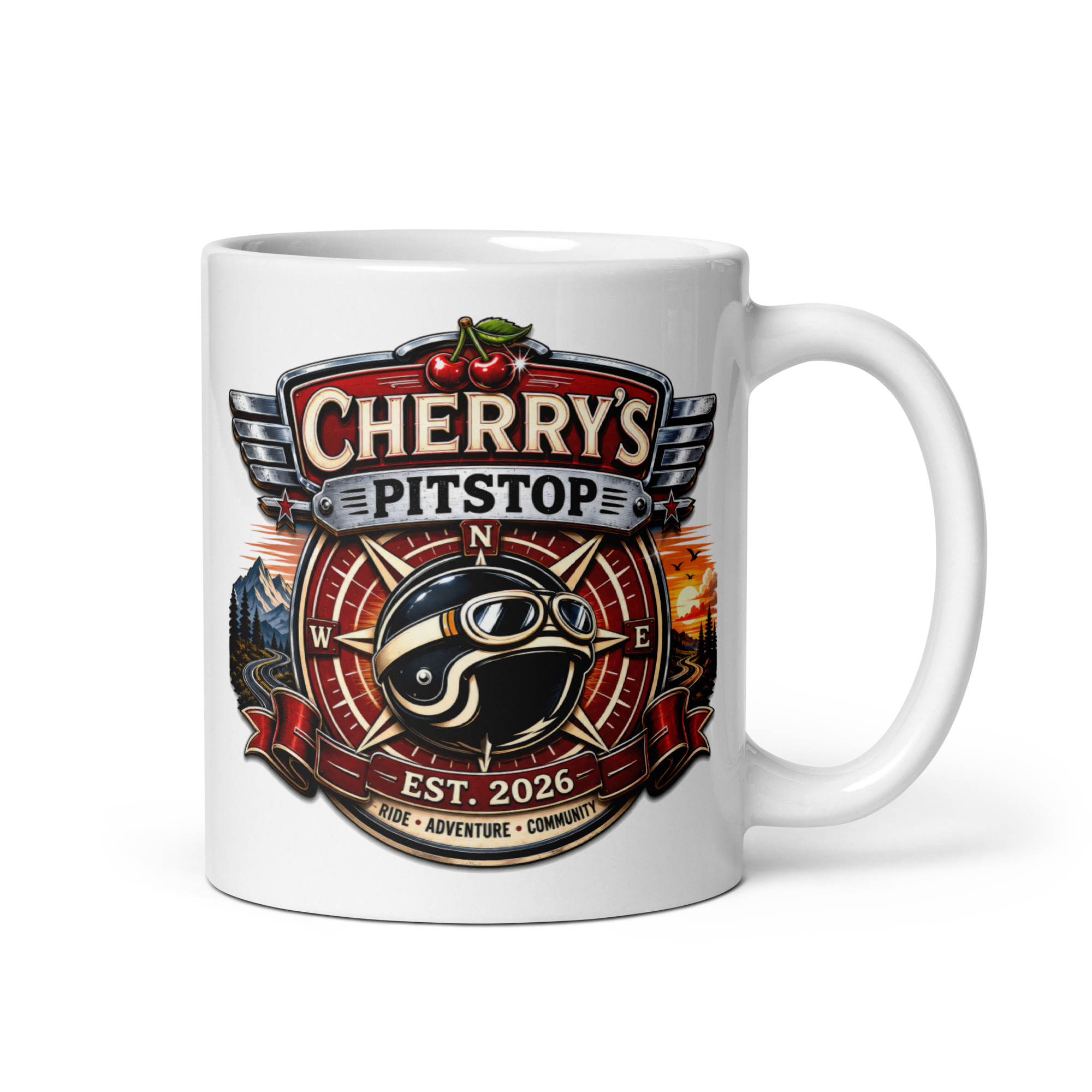 Cherry's Pit Stop Official Coffee Mug - Image 3