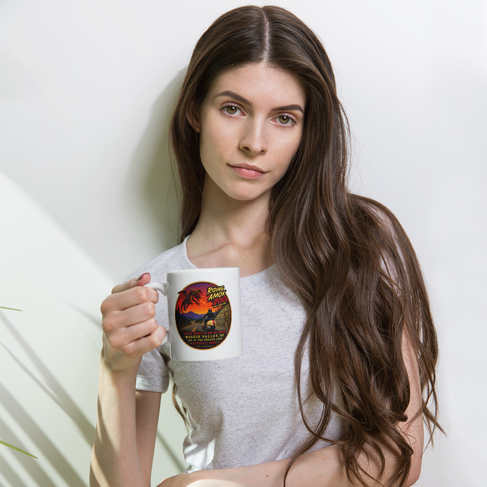 Dragon 200 White Glossy Mug - Image 9
