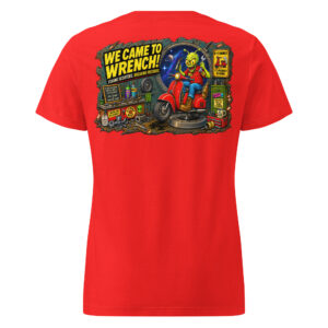 OUTTA-SPACE, We Came to Wrench — Women’s Semi-Fitted Tee