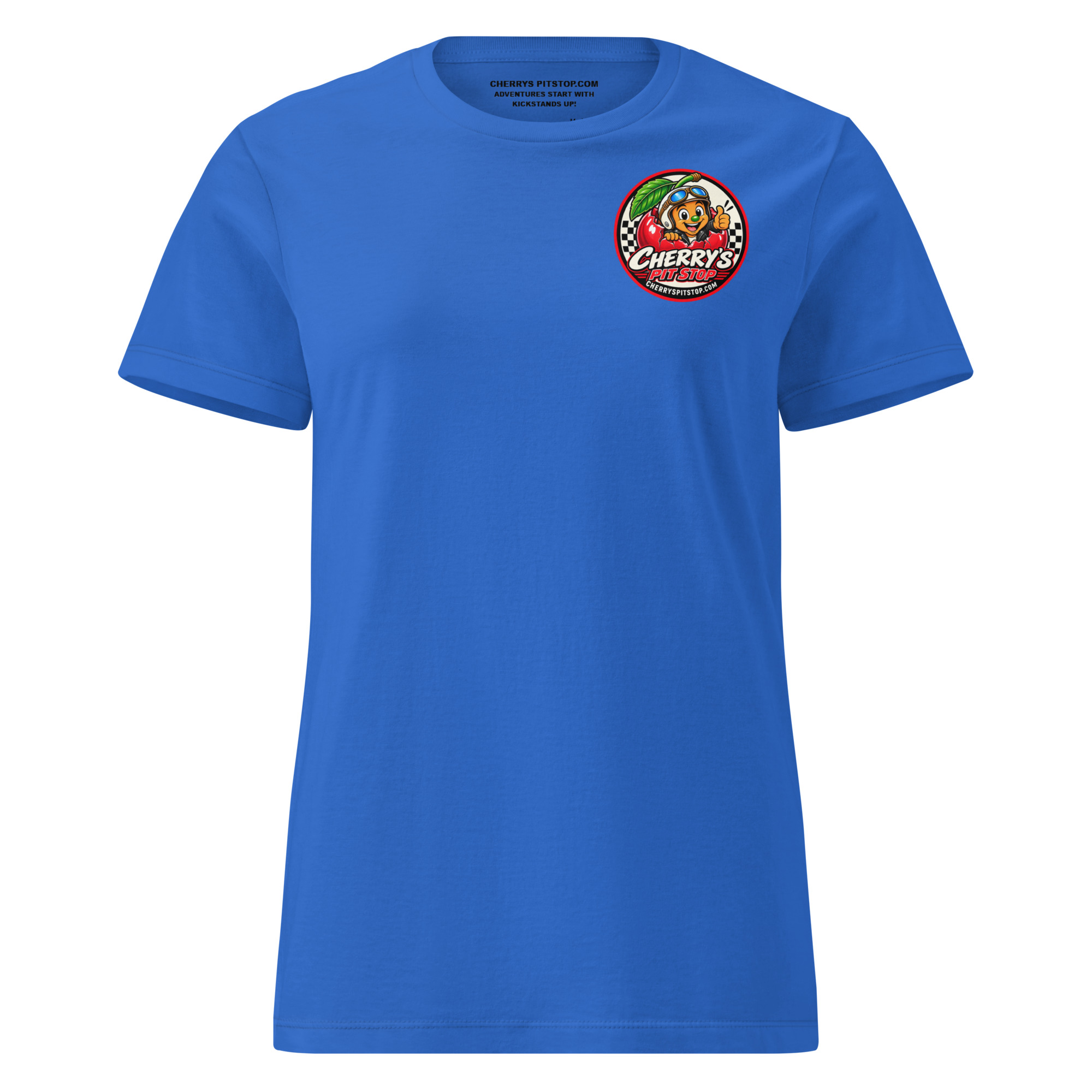 Adventures Start With Kickstands Up - Woman's Semi-Fitted T-Shirt - Image 5