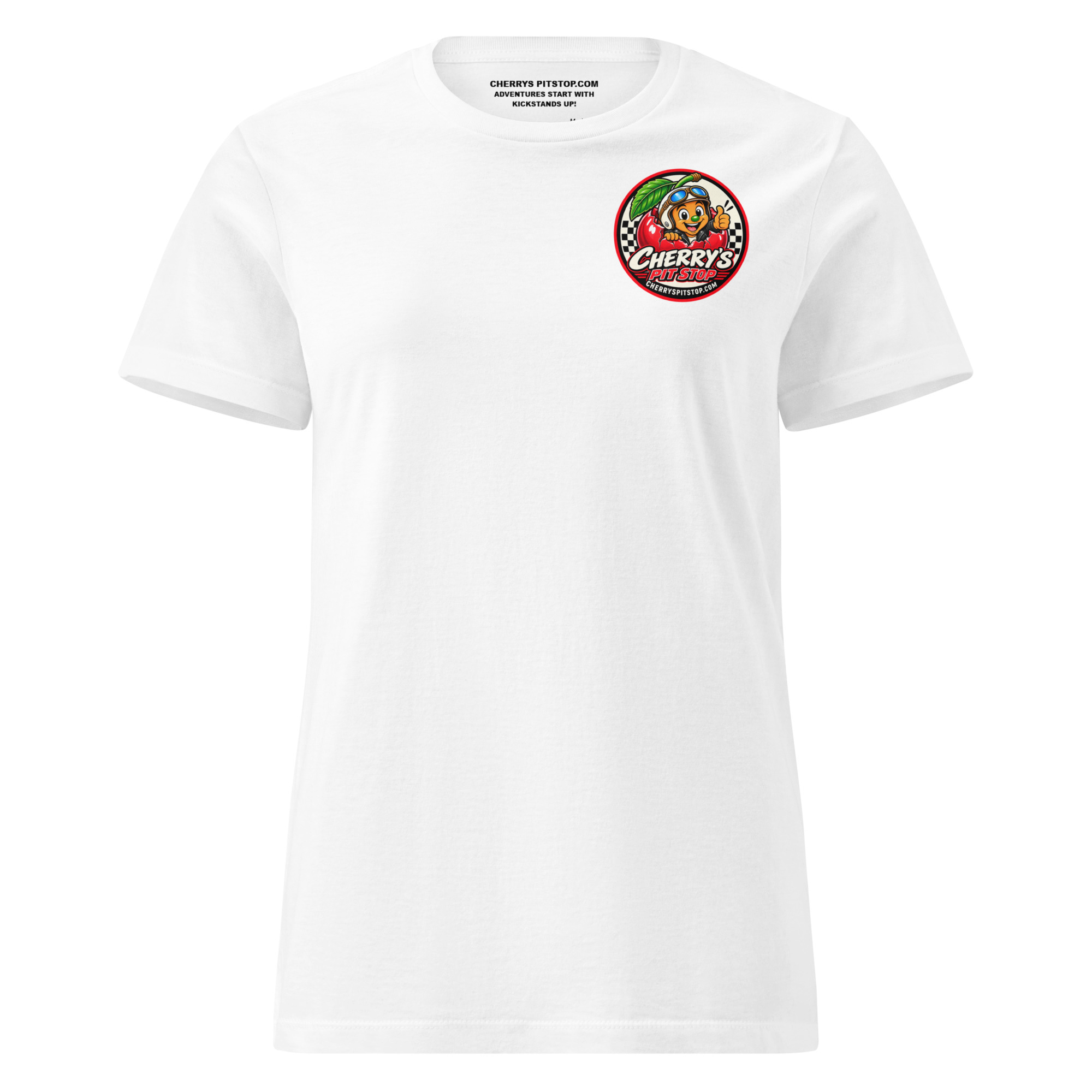 Adventures Start With Kickstands Up - Woman's Semi-Fitted T-Shirt - Image 9