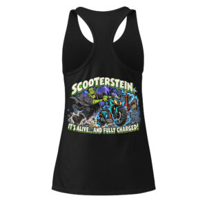 Scooterstein — Women’s Fitted Racerback Tank Top