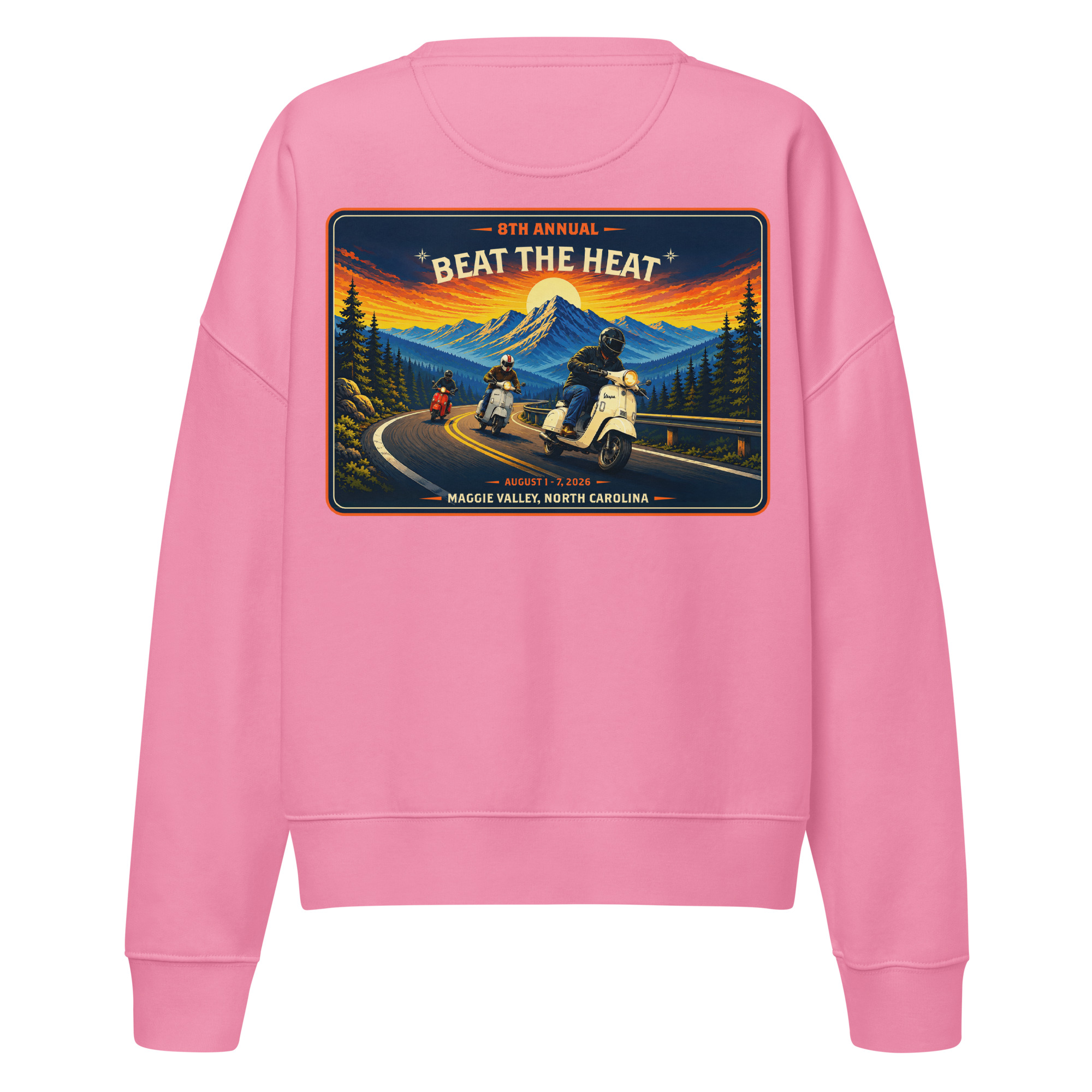 Beat the Heat Women’s Organic Crew Neck Sweatshirt - Image 10