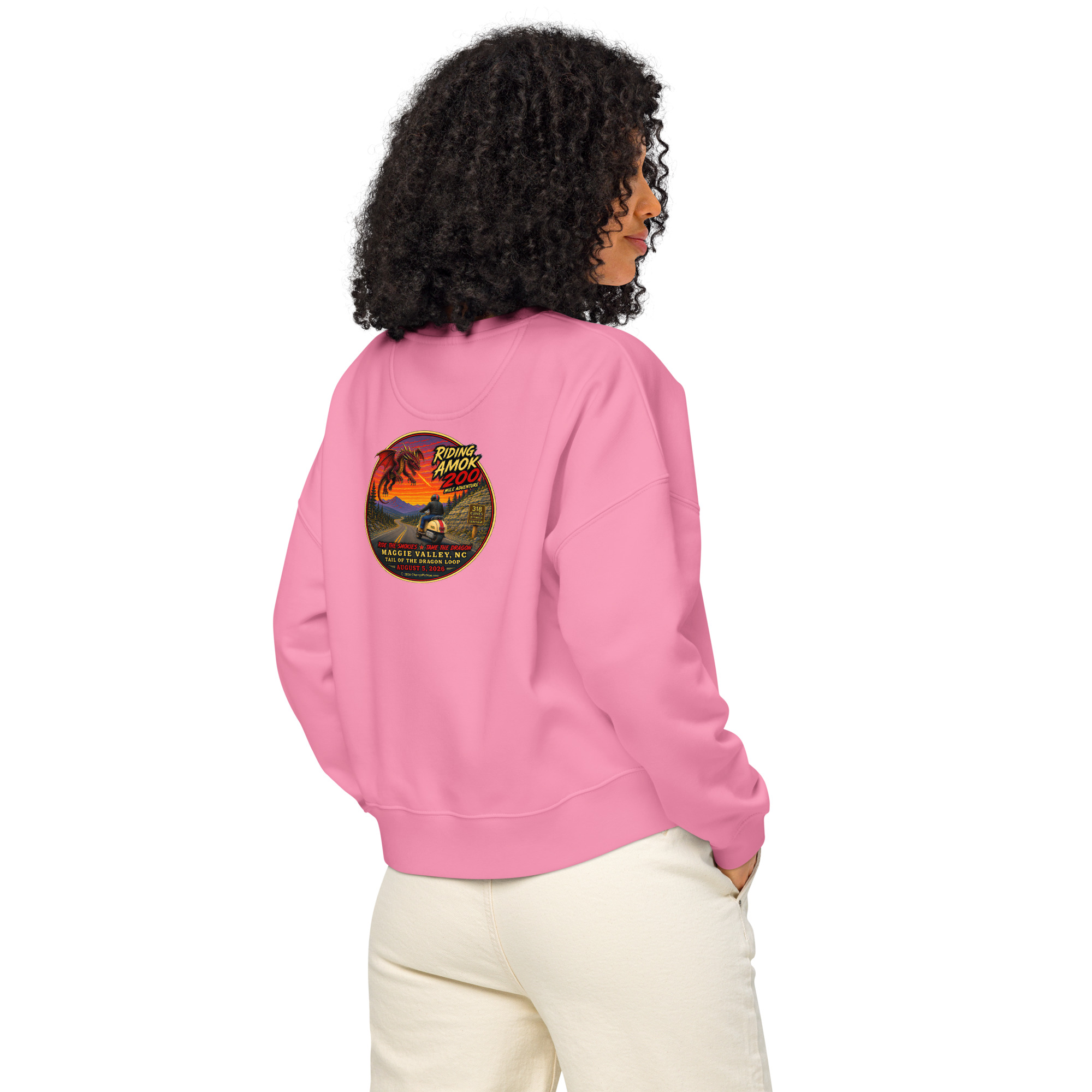 Dragon 200 Women’s Organic Crewneck Sweatshirt - Image 15