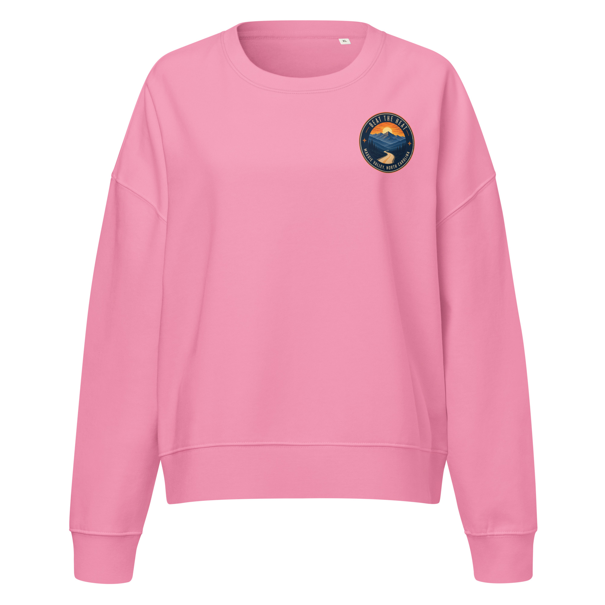 Beat the Heat Women’s Organic Crew Neck Sweatshirt - Image 5