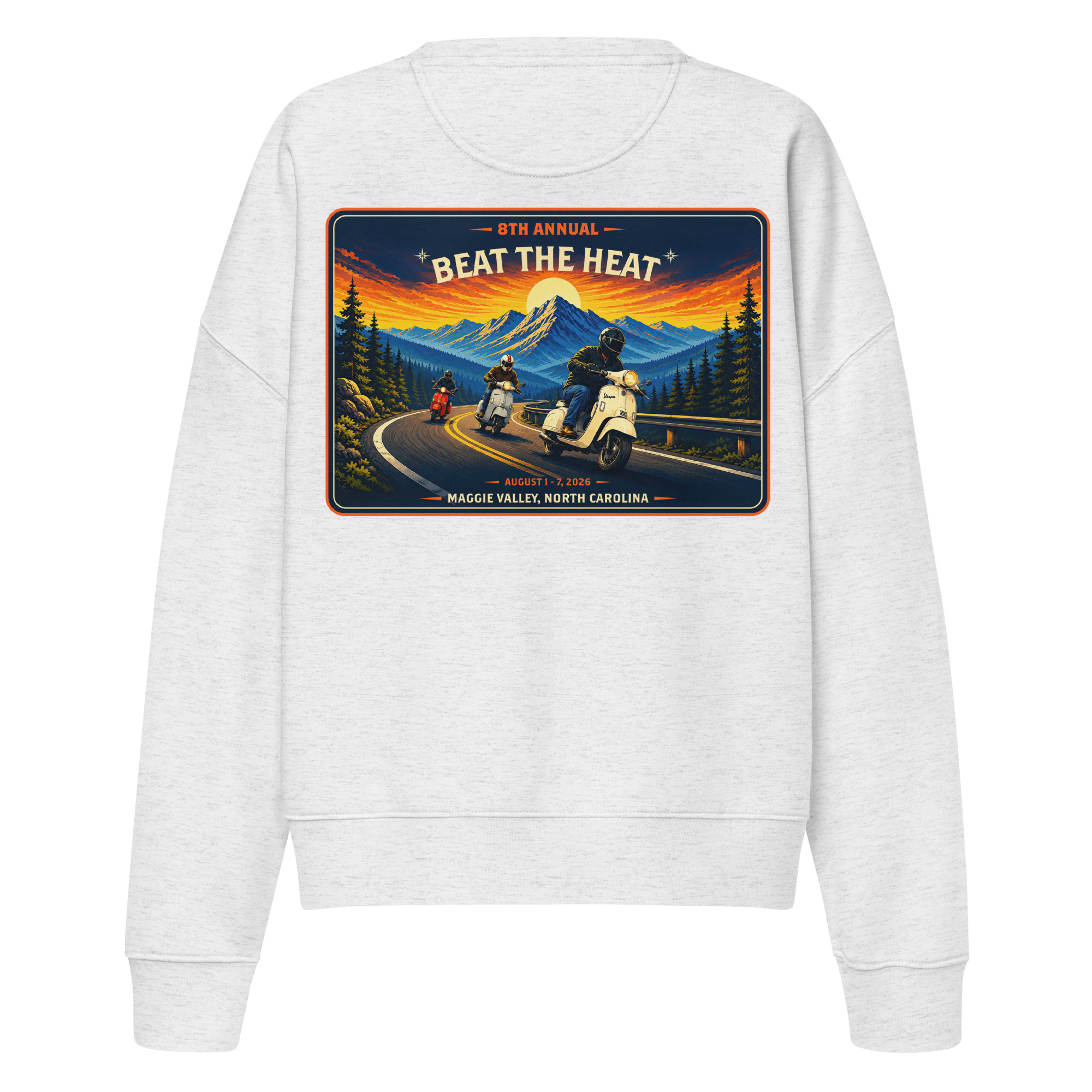 Beat the Heat Women’s Organic Crew Neck Sweatshirt - Image 11