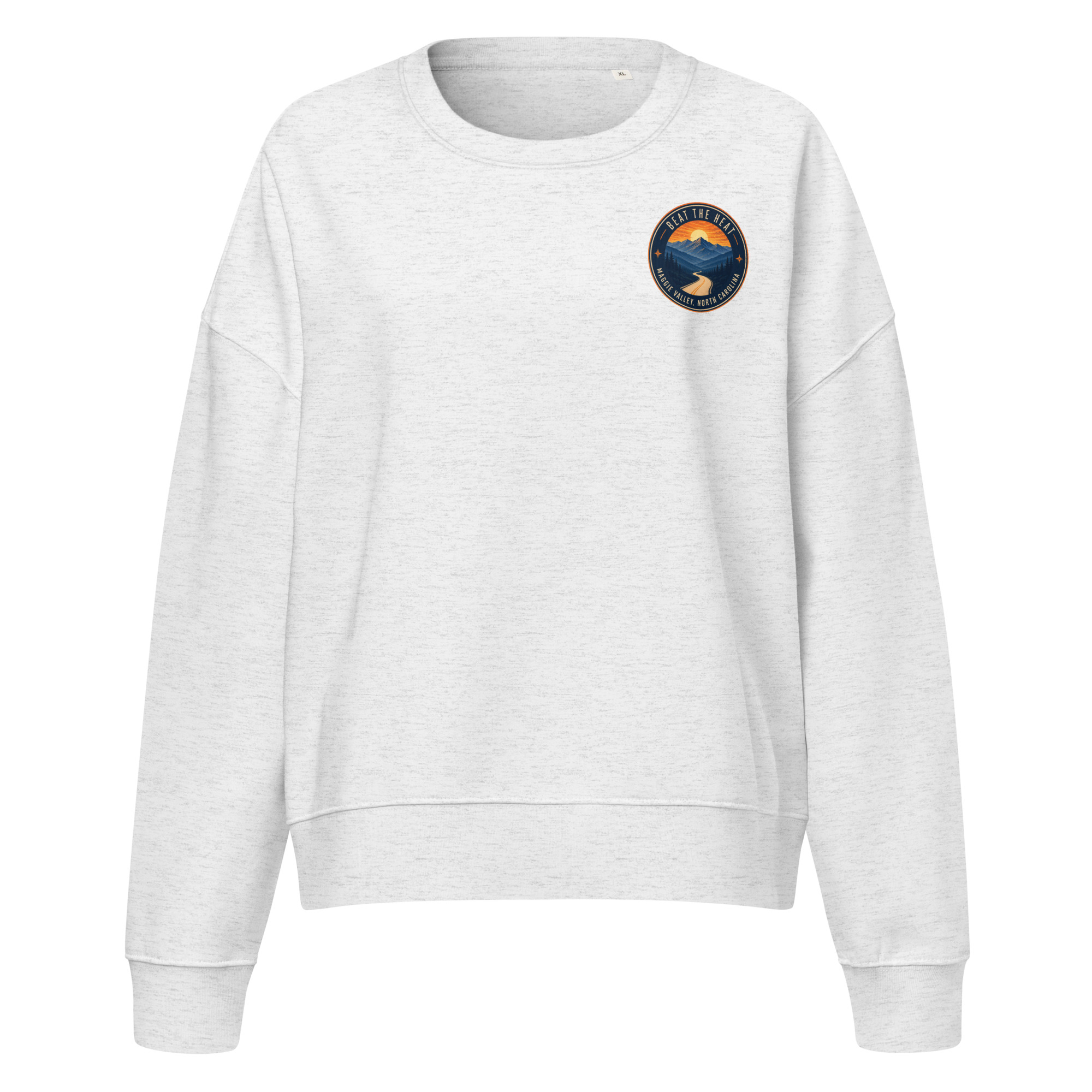 Beat the Heat Women’s Organic Crew Neck Sweatshirt - Image 6