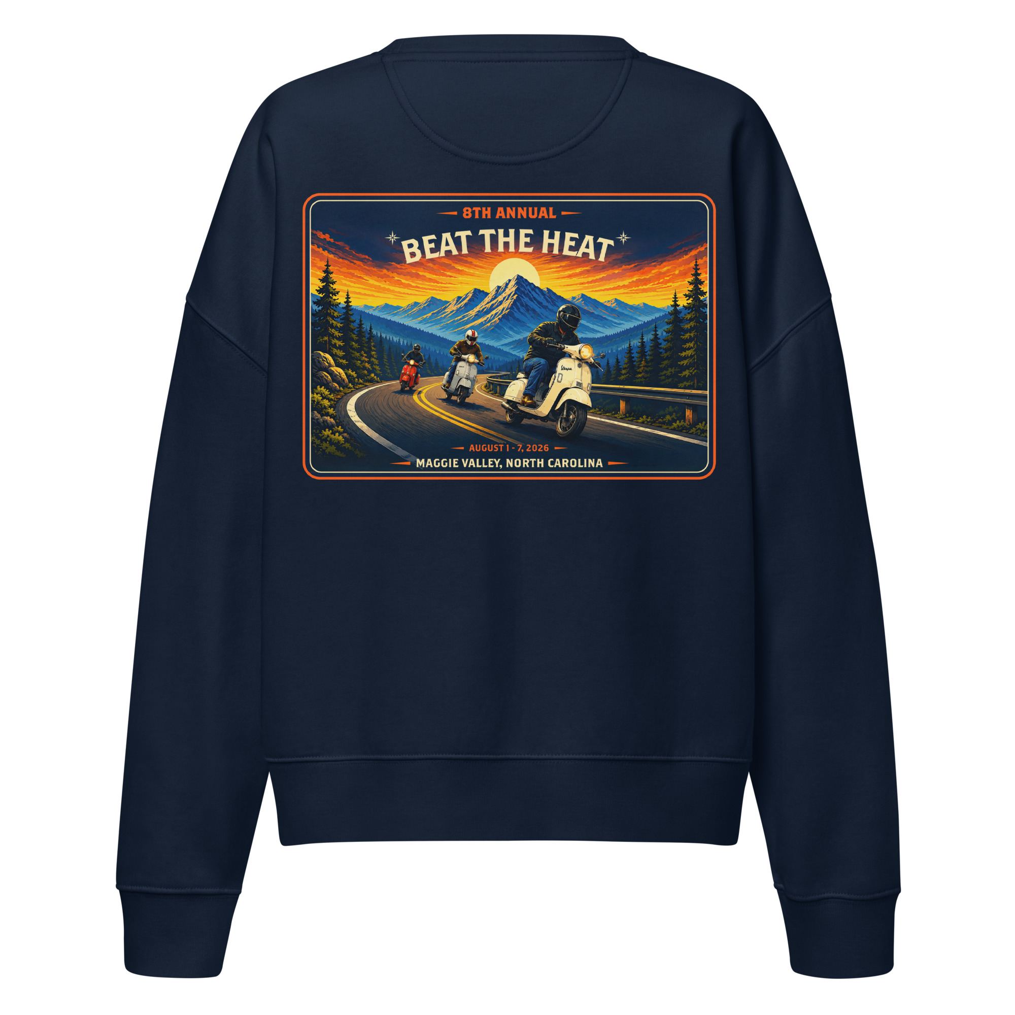 Beat the Heat Women’s Organic Crew Neck Sweatshirt - Image 9