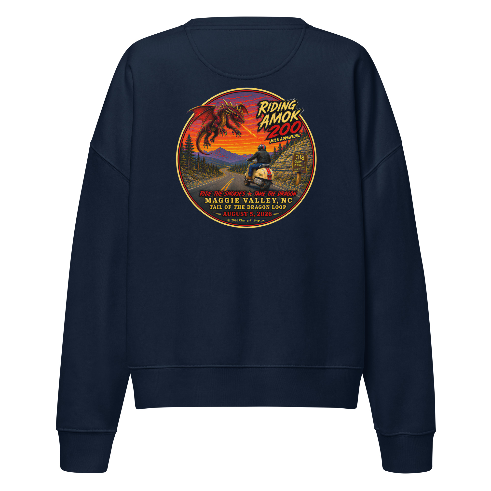 Dragon 200 Women’s Organic Crewneck Sweatshirt - Image 8