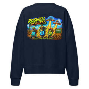 Outta Space, Roswell - Women’s Organic Crew Neck Sweatshirt