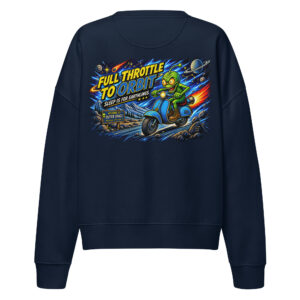 Otta Space, Full Throttle - Women’s Organic Crewneck Sweatshirt