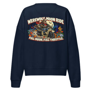 Werewolf Moon Ride – Women’s Organic Crewneck Sweatshirt