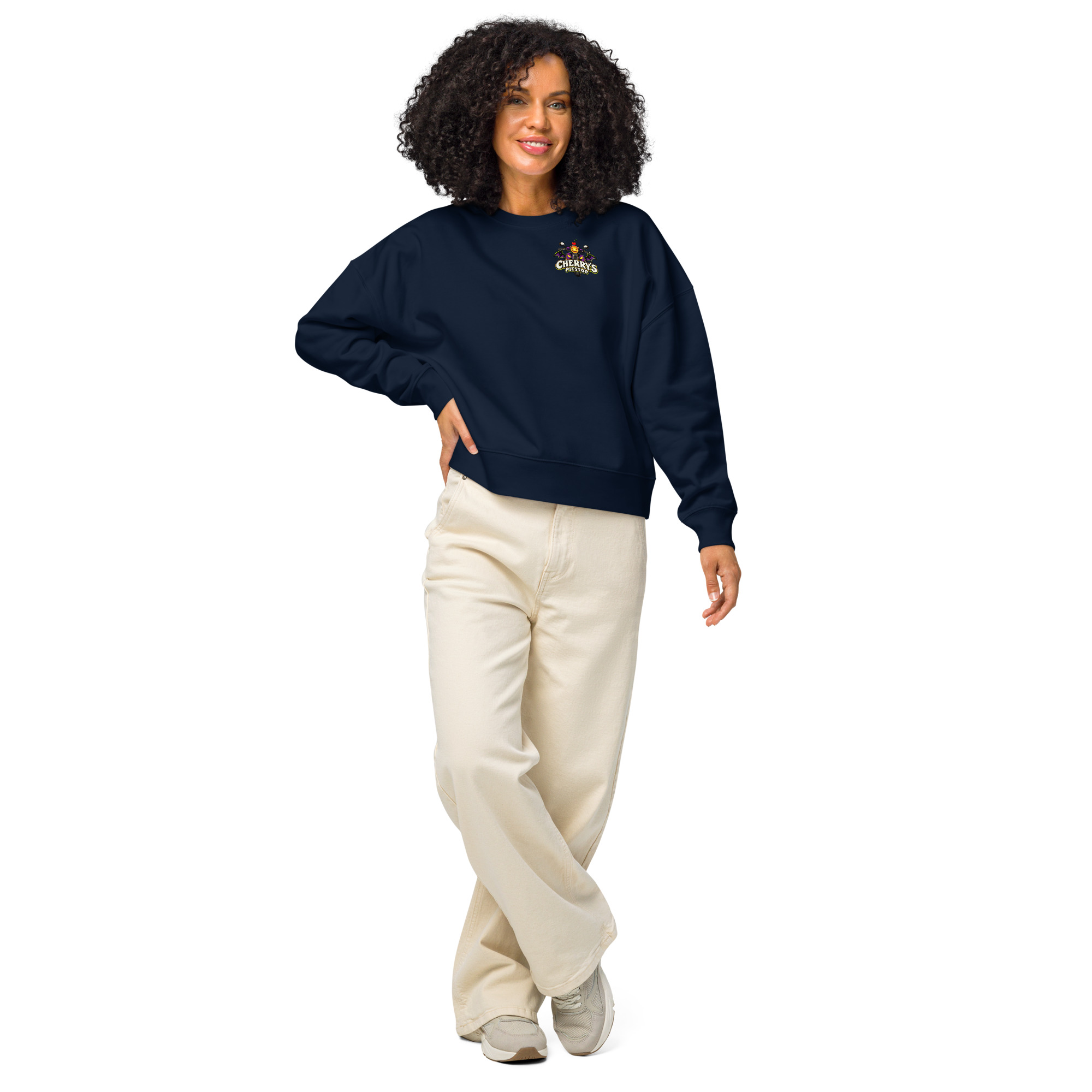 Bride & Ride – Women’s Organic Crewneck Sweatshirt - Image 13