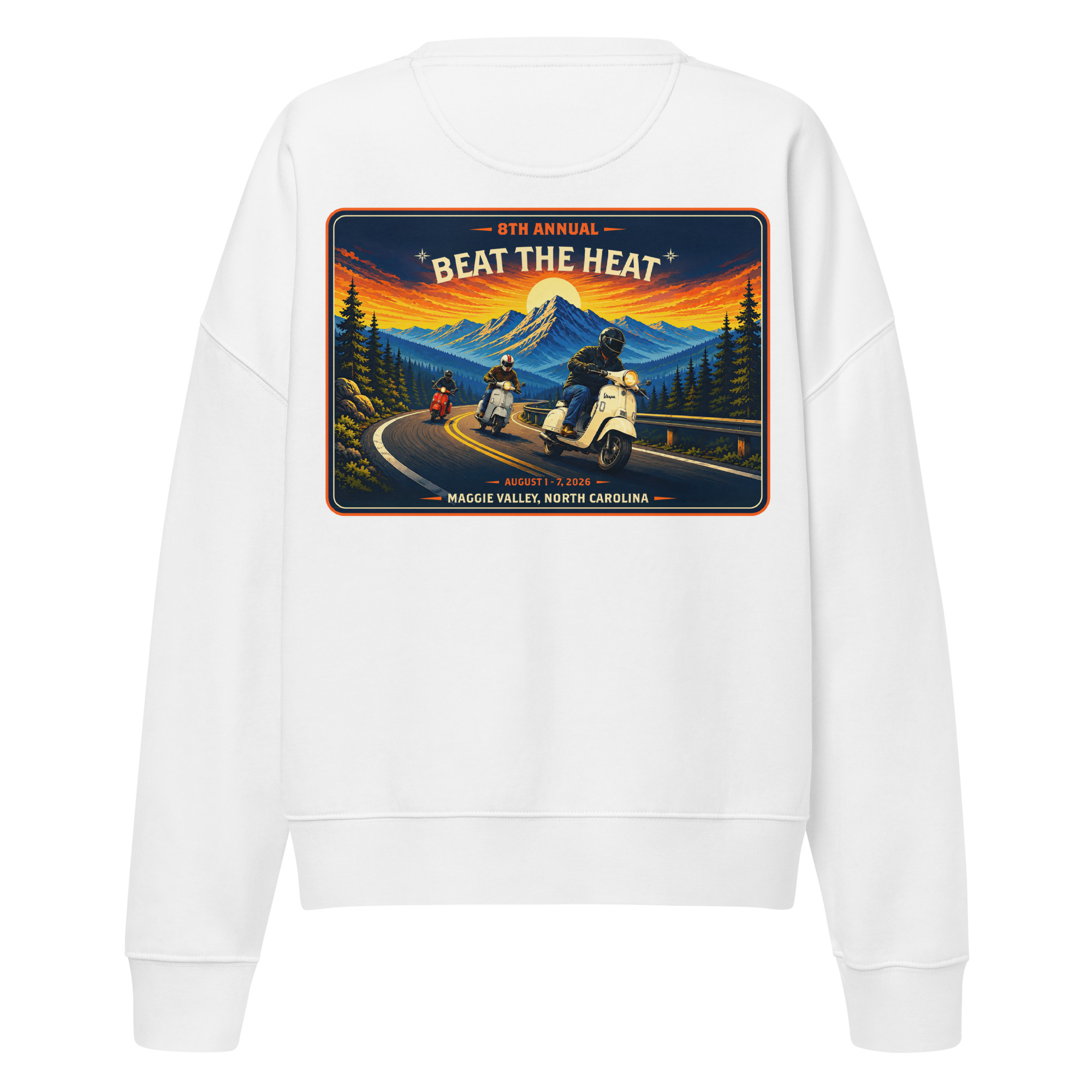 Beat the Heat Women’s Organic Crew Neck Sweatshirt - Image 12