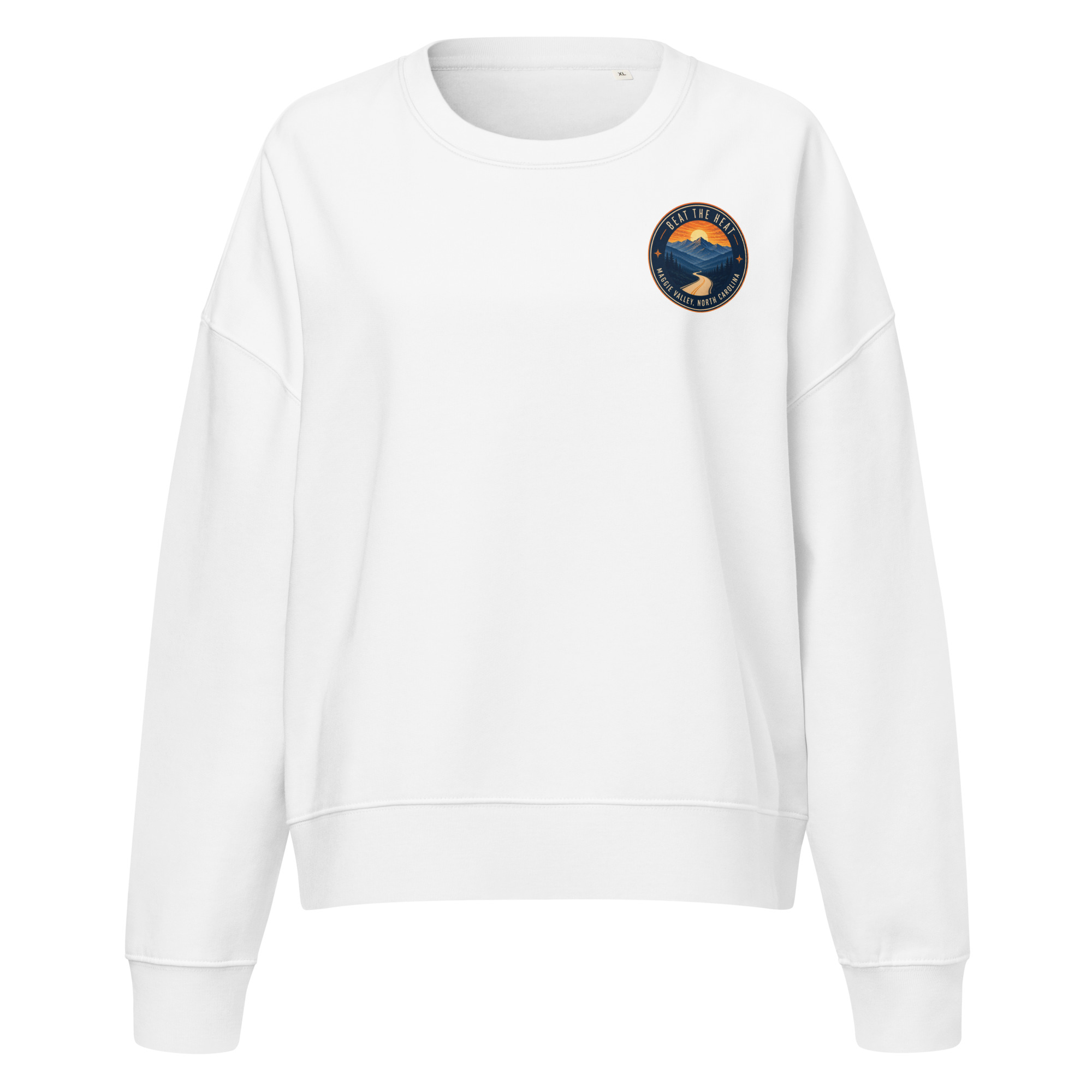 Beat the Heat Women’s Organic Crew Neck Sweatshirt - Image 7
