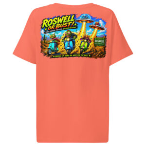 Outta Space, Roswell - Women’s Organic Ribbed Neck T-Shirt
