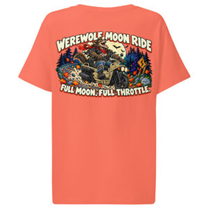 Werewolf Moon Ride – Women’s Organic Ribbed-Neck T-Shirt