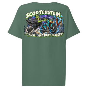 Scooterstein — Women’s Organic Ribbed-Neck Tee