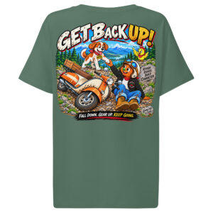 Get Back Up - Women’s Organic Ribbed Neck T-Shirt