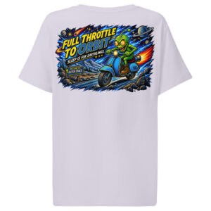 Outta Space, Full Throttle = Women’s Organic Ribbed Neck T-Shirt
