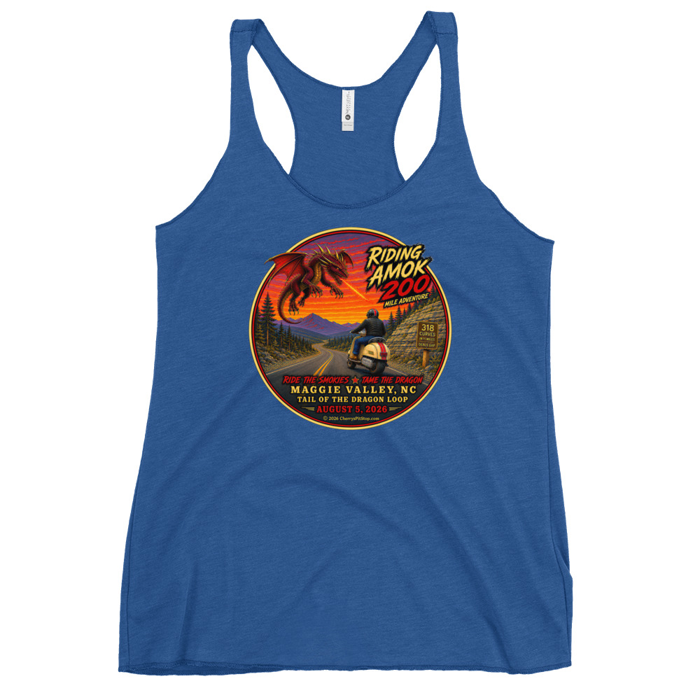 Dragon 200 Women's Tri-Blend Racerback Tank - Image 5